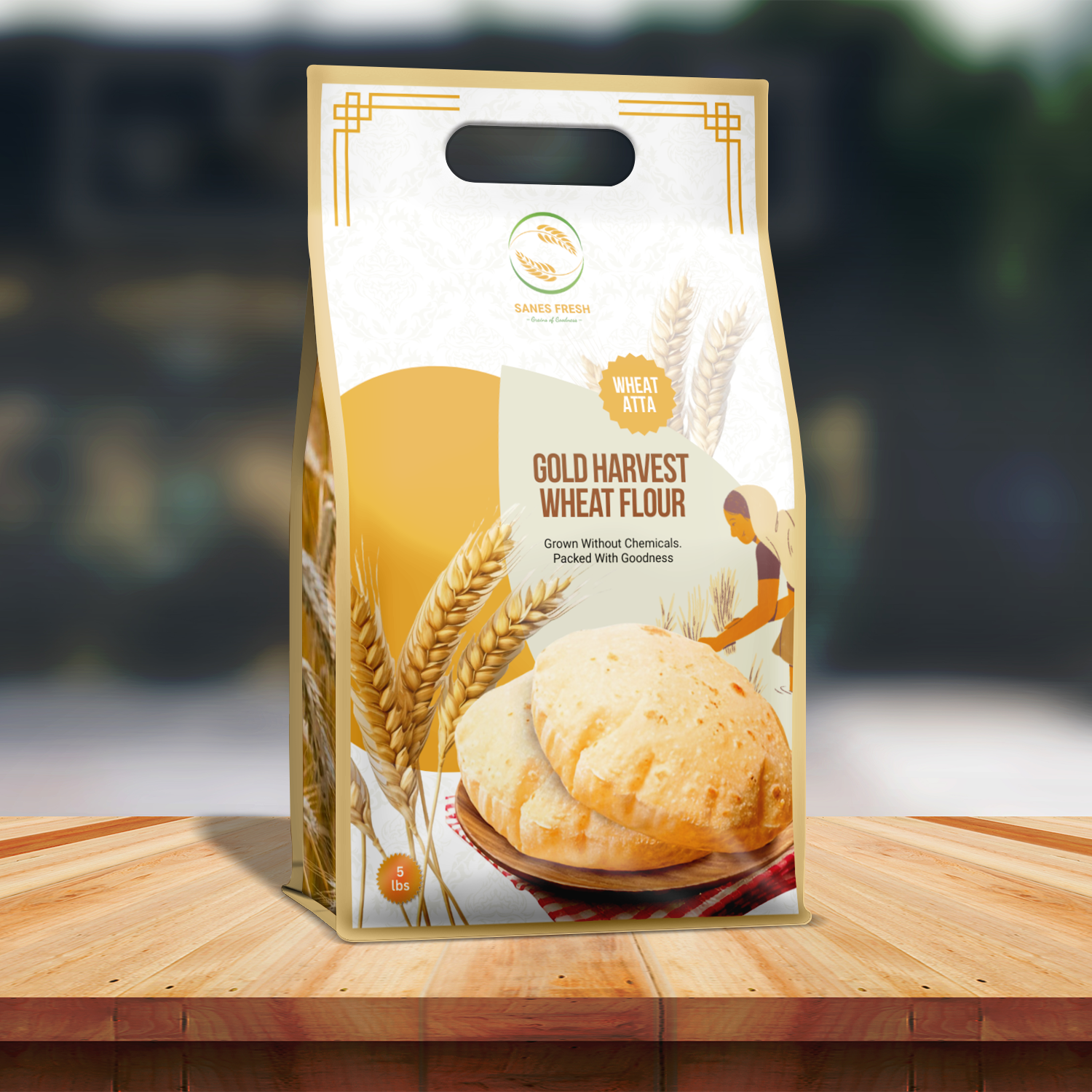 SANES Wheat Chakki Atta